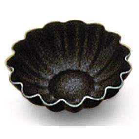 Non-Stick Petit Fours Ribbed Dome Baking Molds - 12-Cavity Silicone Cupcake Molds for Mini Cakes, Desserts & Chocolate Making - Perfect for Parties, Baking & Gift Packaging