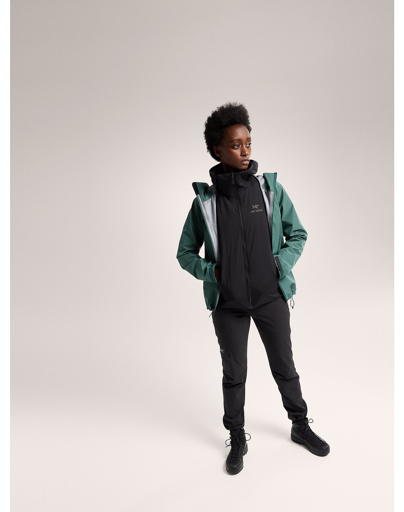 Women's Atom Hoody - Lightweight Water-Resistant Fleece Jacket for Hiking, Running & Outdoor Activities | X000006780 | Past Season Collection