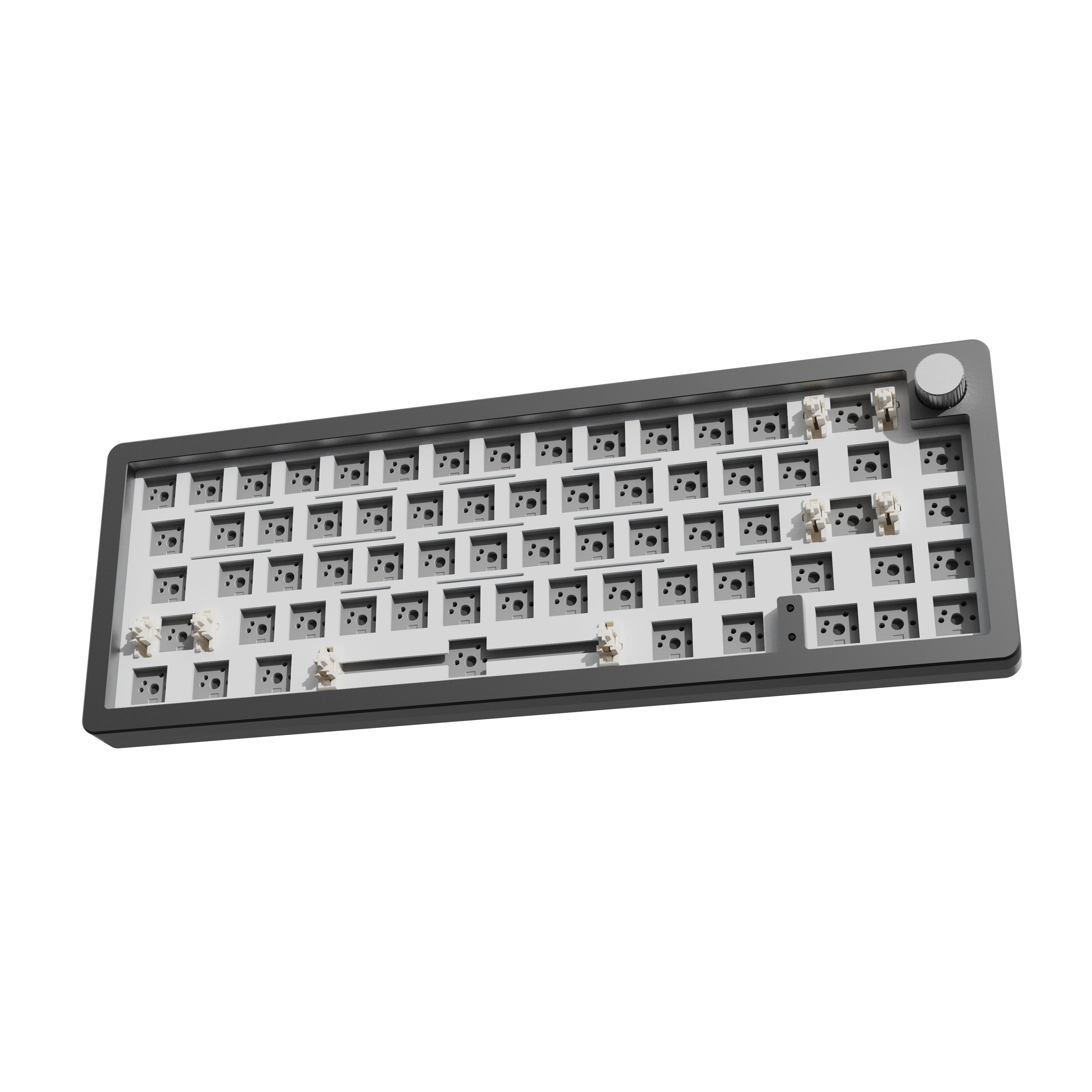 YUNZII AL66 65% Hot-Swap Mechanical Keyboard Kit - Aluminum Case, RGB Backlit, Customizable for Gaming & Typing | Perfect for Home Office & Gaming Setup