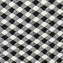 Vintage Black & White Gingham Daphne Swim Bottoms - Retro High Waisted Bikini Bottoms for Women, Perfect for Beach Vacation & Pool Party
