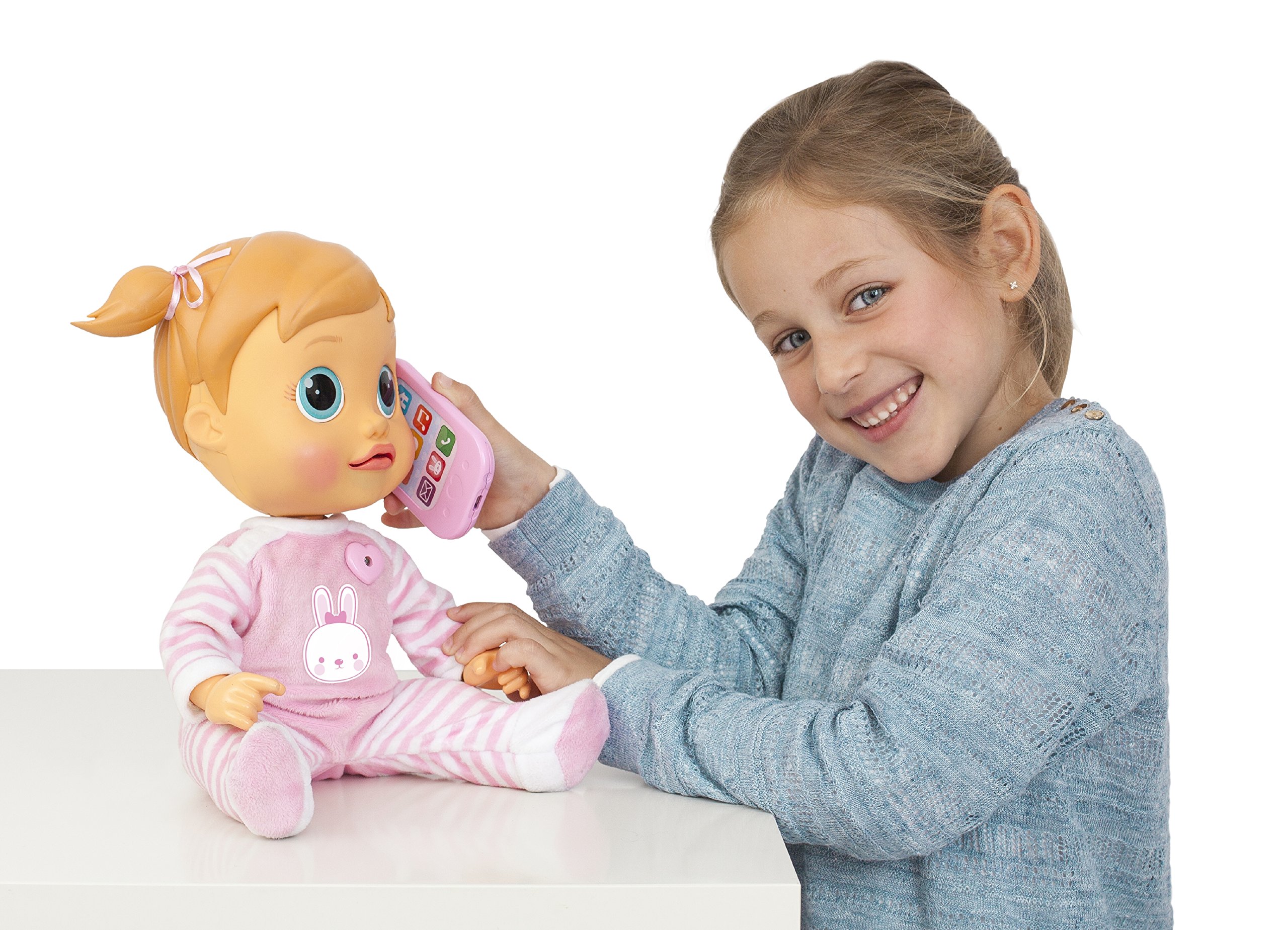 IMC Toys Peke Baby Emma Interactive Doll (95212) – Hug, Sing & Play with Realistic Baby Doll for Kids Ages 3+ | Perfect Gift for Birthday & Pretend Play