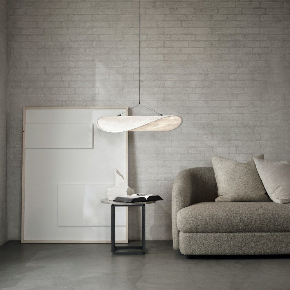 Modern Tense Pendant Lamp - Small 27.5 Inch (70cm) Diameter, Minimalist Ceiling Light Fixture for Dining Room, Kitchen Island or Bedroom Lighting