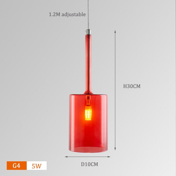 Stylish Glass Pendant Hanging Lights for Modern Home Decor - Perfect for Dining Room, Kitchen Island & Bedroom Lighting