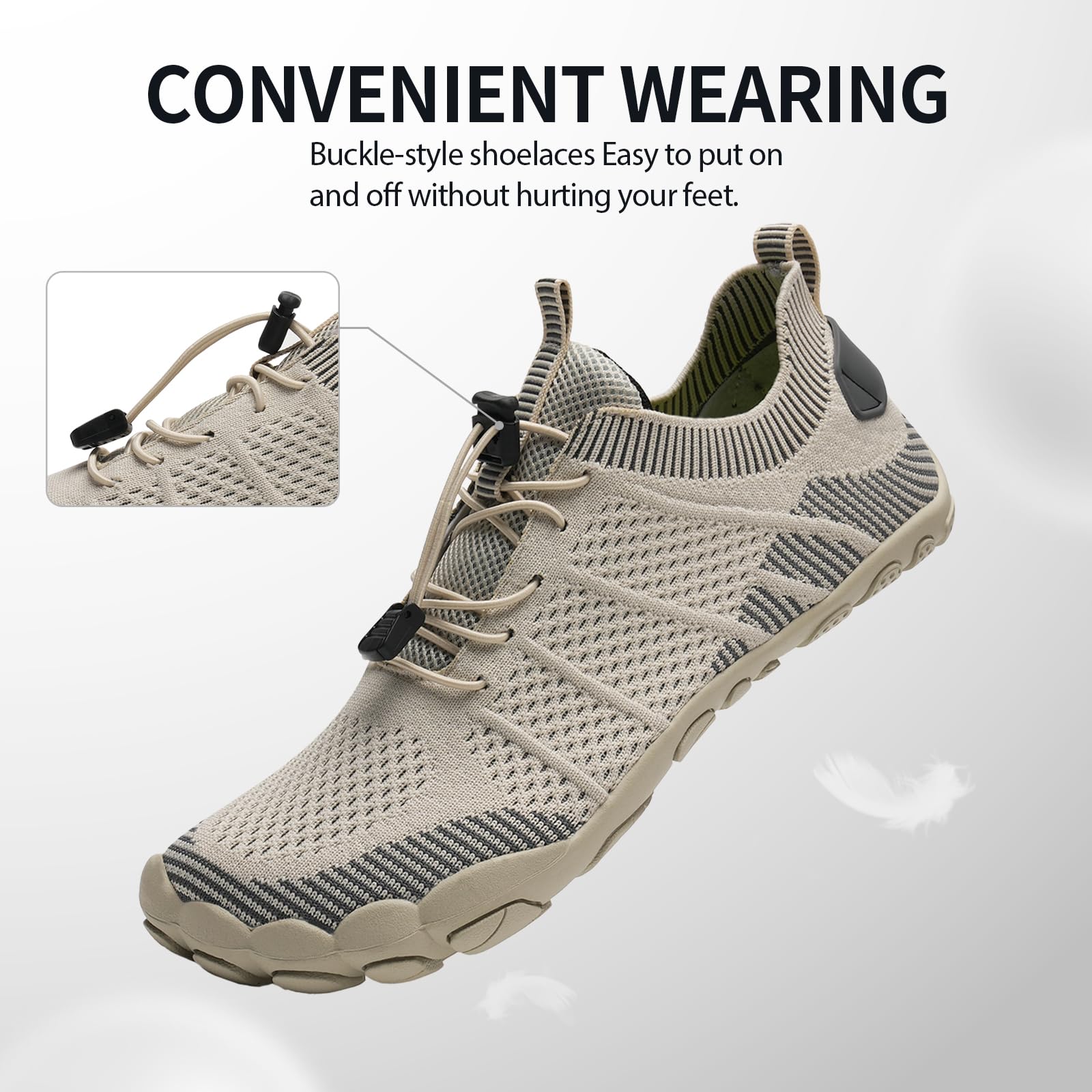 Barefoot Shoes for Men & Women - Lightweight Water Shoes for Beach, Swimming, Hiking, Walking & Outdoor Adventures | Perfect for Travel, Camping & Water Sports