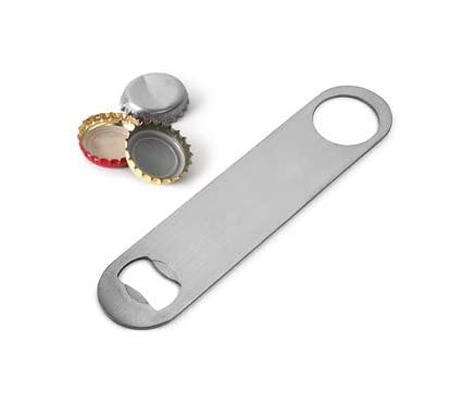 Premium Stainless Steel Bottle Opener Set of 6 - Bar, Beer & Soda Cap Remover - Durable Kitchen & Bar Tool for Home, Parties, Camping & Outdoor Use