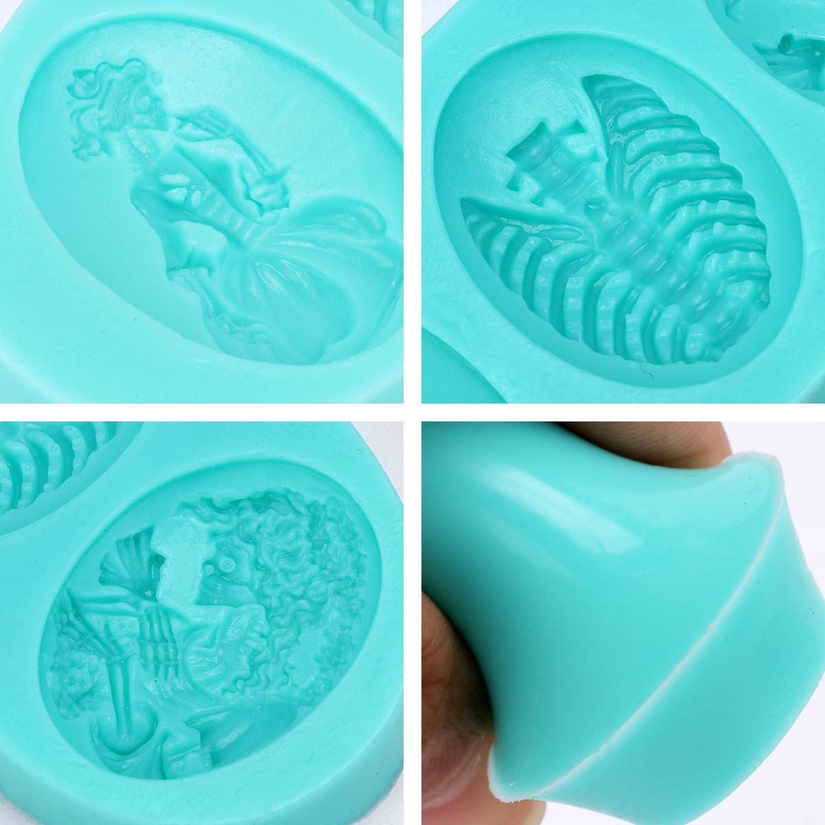 Halloween Skull Stencil Silicone Mold - 1PC Cake Fondant Chocolate Baking Decorating Tool for Halloween Party, DIY Desserts & Spooky Treats