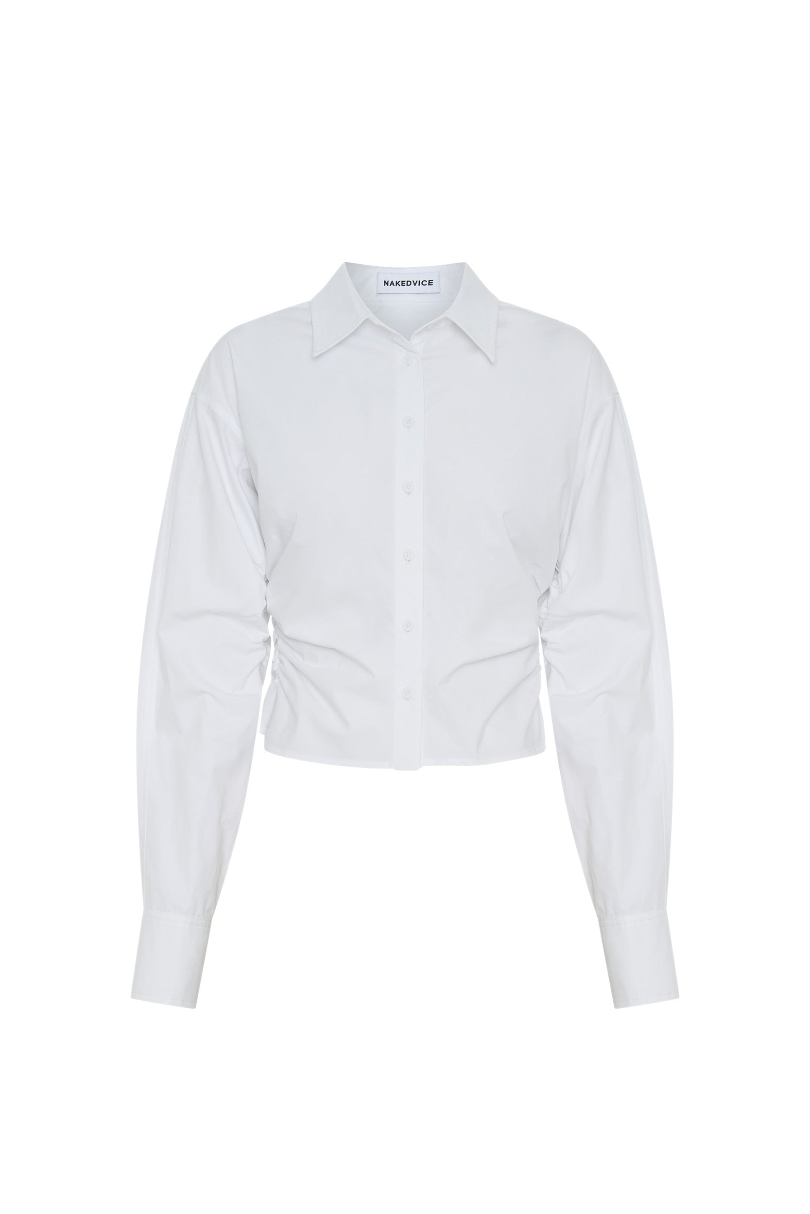 The Sofia White Shirt - Women's Classic Button-Down Shirt for Office, Business & Casual Wear | Slim Fit, Breathable Cotton, Versatile Blouse for Work & Everyday Outfits