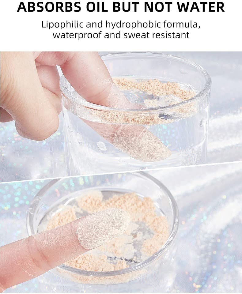 PRETTY LOOK Loose Face Powder - Waterproof Matte Finish Makeup Setting Powder | Oil Control & Shine-Free for All-Day Wear | Perfect for Oily Skin & Hot Weather
