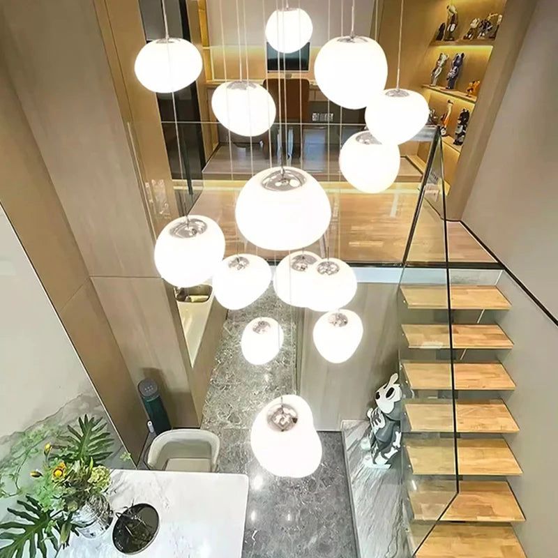 Lava Pendant Light Fixture - Modern Chandelier Lighting Bundle for Dining Room, Kitchen Island & Bedroom Decor | Dimmable Hanging Ceiling Lamp for Home & Office