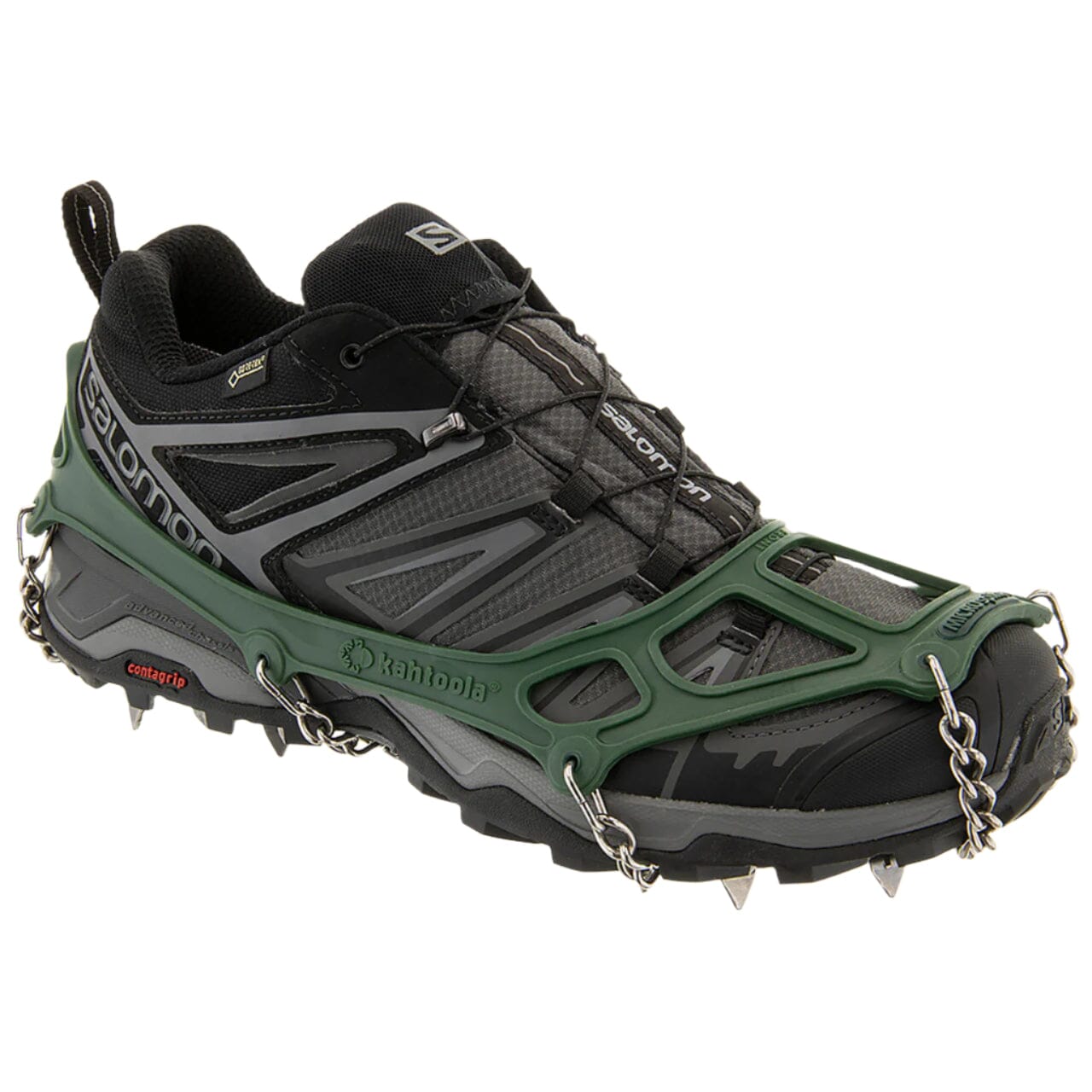 Kahtoola Microspikes XLarge - Traction Cleats for Hiking, Running & Winter Walking on Ice & Snow - Perfect for Outdoor Adventures & Safety on Slippery Terrain