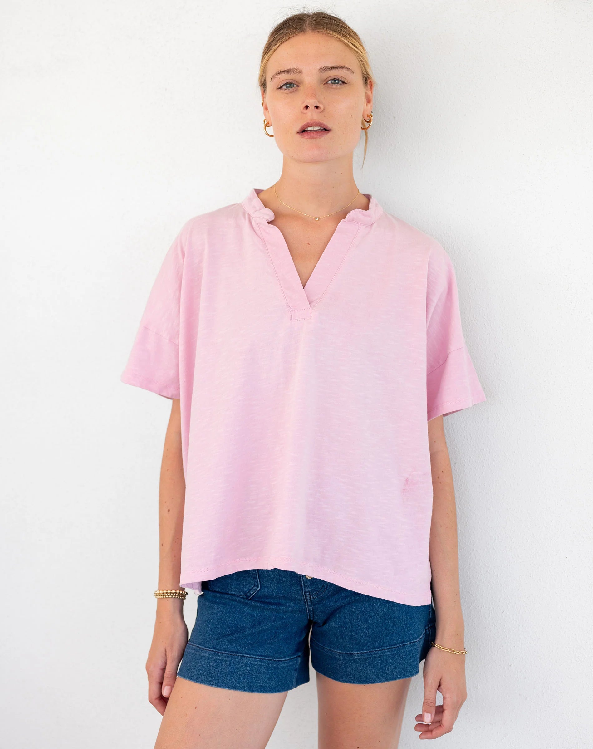 Amelia Short Sleeve T-Shirt Collection for Women | Soft Cotton Casual Tees | Perfect for Everyday Wear, Workouts & Weekend Outfits