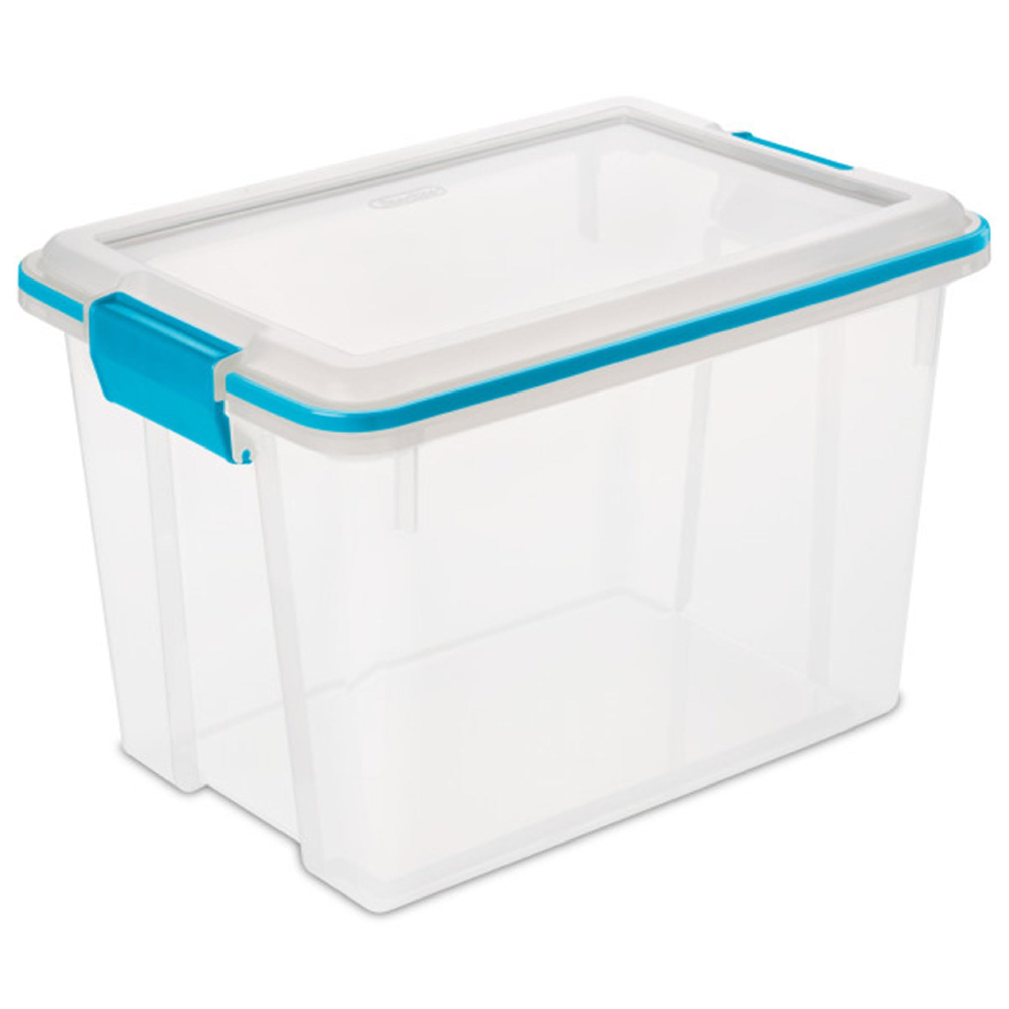 Sterilite 18-Pack 20 Quart Clear Weatherproof Storage Bins with Secure Latching Lids - Perfect for Home Organization, Garage Storage, and Outdoor Gear Protection
