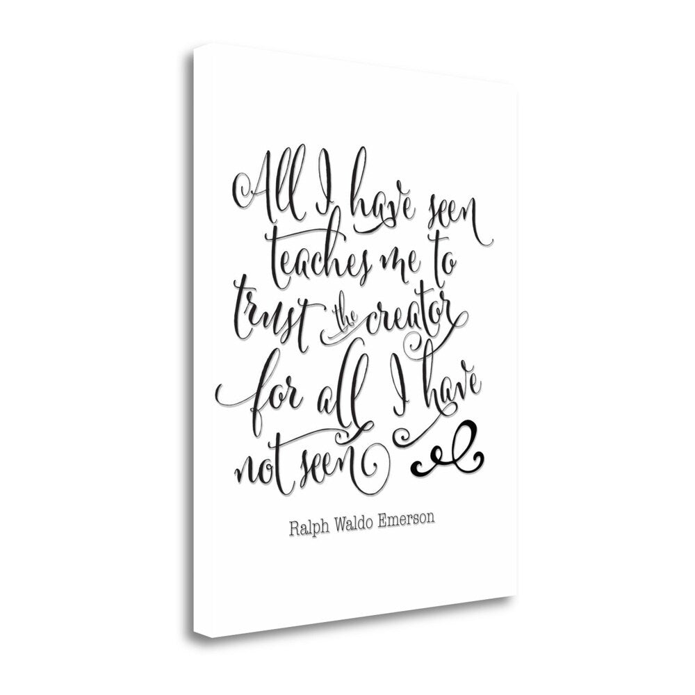 Tara Moss 'All I Have Seen' Fine Art Giclee Print on Gallery Wrap Canvas - Ready to Hang Wall Decor for Living Room, Bedroom & Office