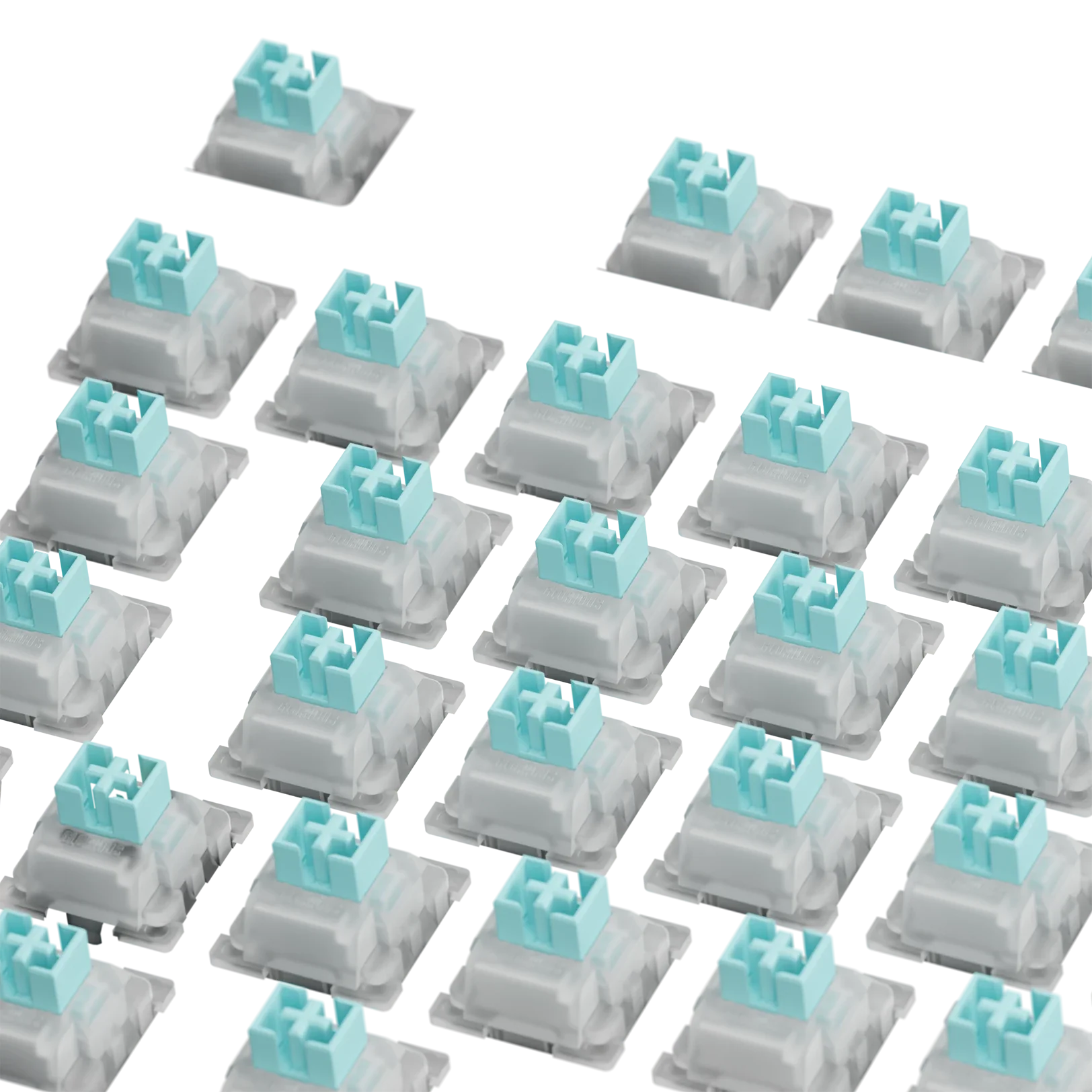 Glorious Lynx Silent HE 100 ISO Mechanical Keyboard Switches - Linear Silent Switches for Gaming & Typing | Perfect for Office, Home & Competitive Gaming