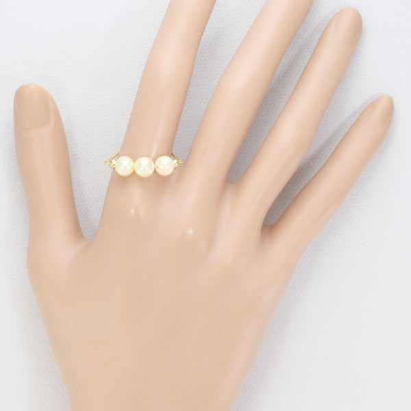 18K Yellow Gold Pearl Ring for Women - Elegant Pearl Jewelry for Wedding, Engagement & Special Occasions