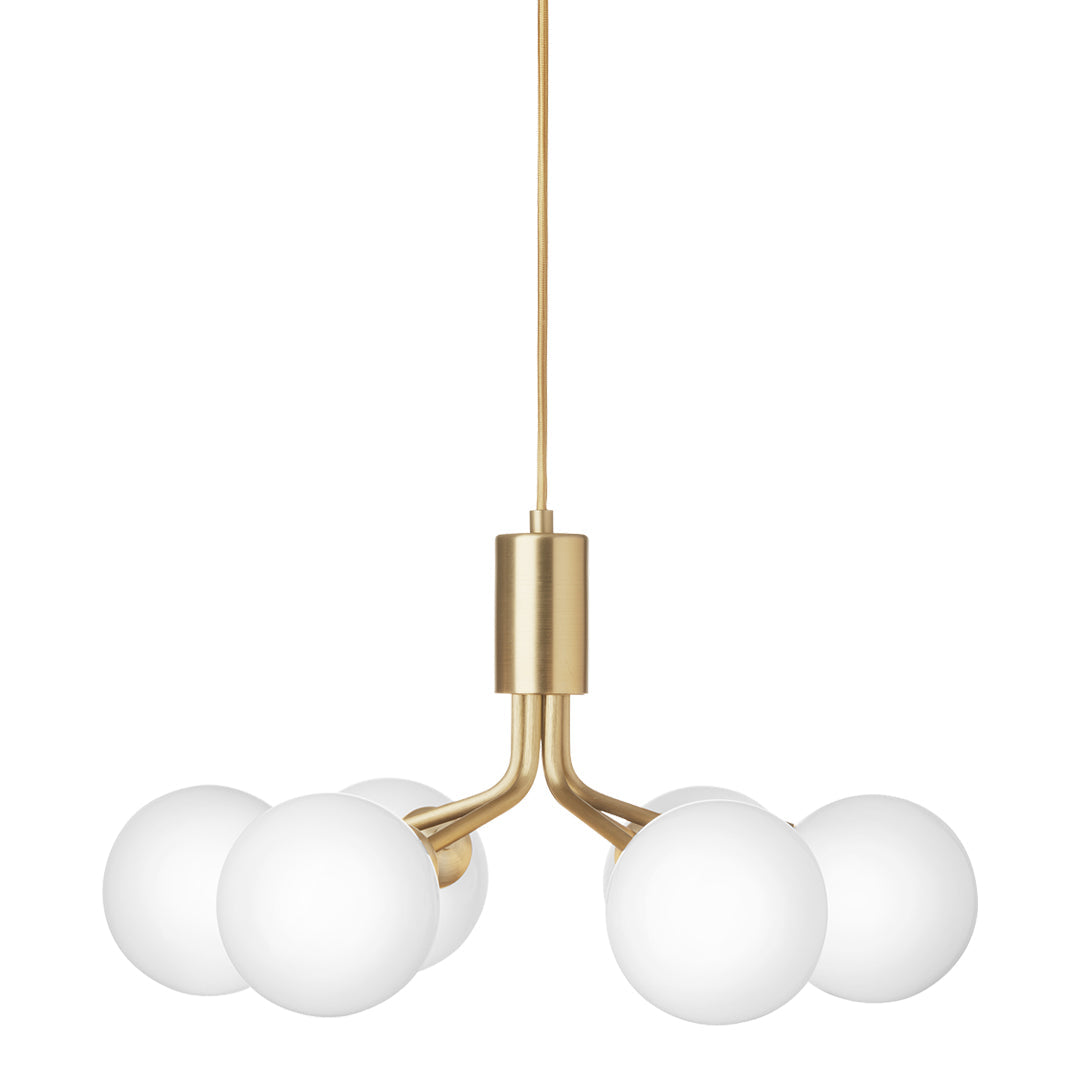 Apiales 6-Light Crystal Chandelier - Elegant Dining Room Lighting Fixture for Home Decor | Perfect for Living Room, Bedroom & Entryway
