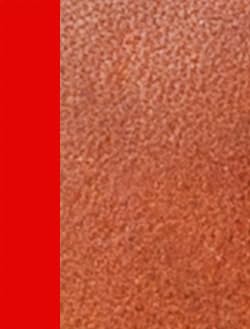 Dark Brown with Red