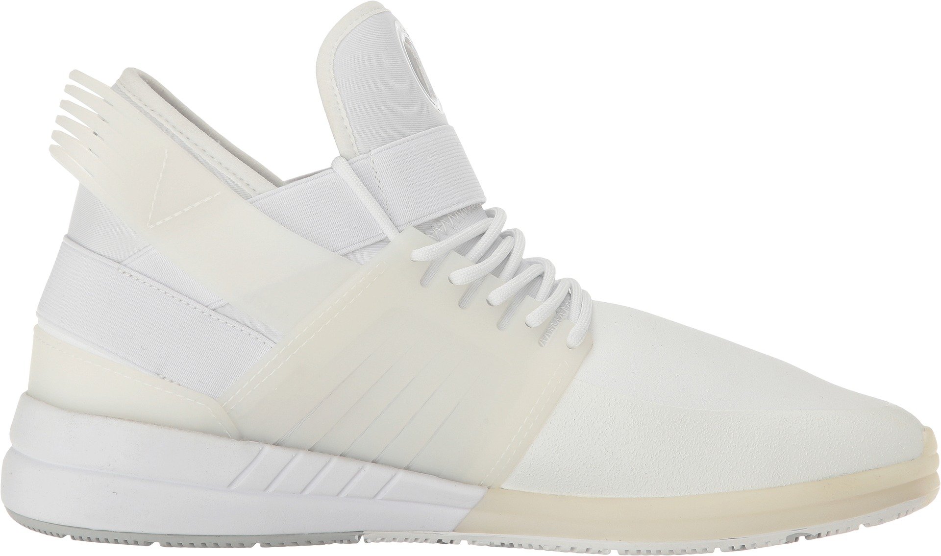 Supra Men's Skytop V Sneakers - White Basketball Shoes Size 7.5 Women / 6 Men D US - Perfect for Streetwear & Urban Fashion