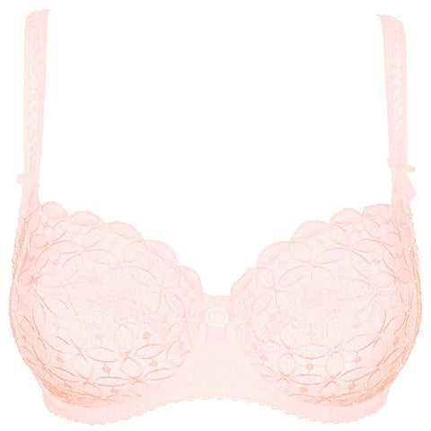 Empreinte Romy UW Balcony Bra in Magnolia - Comfortable Lace Underwire Bra for Everyday Wear, Date Nights & Special Occasions