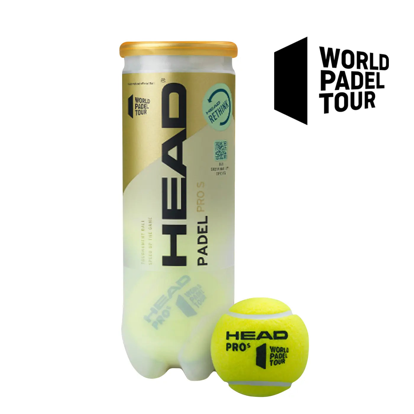 Head Padel Pro Padel Balls - Premium Performance Padel Tennis Balls for Outdoor & Indoor Courts | Perfect for Training, Matches & Recreational Play