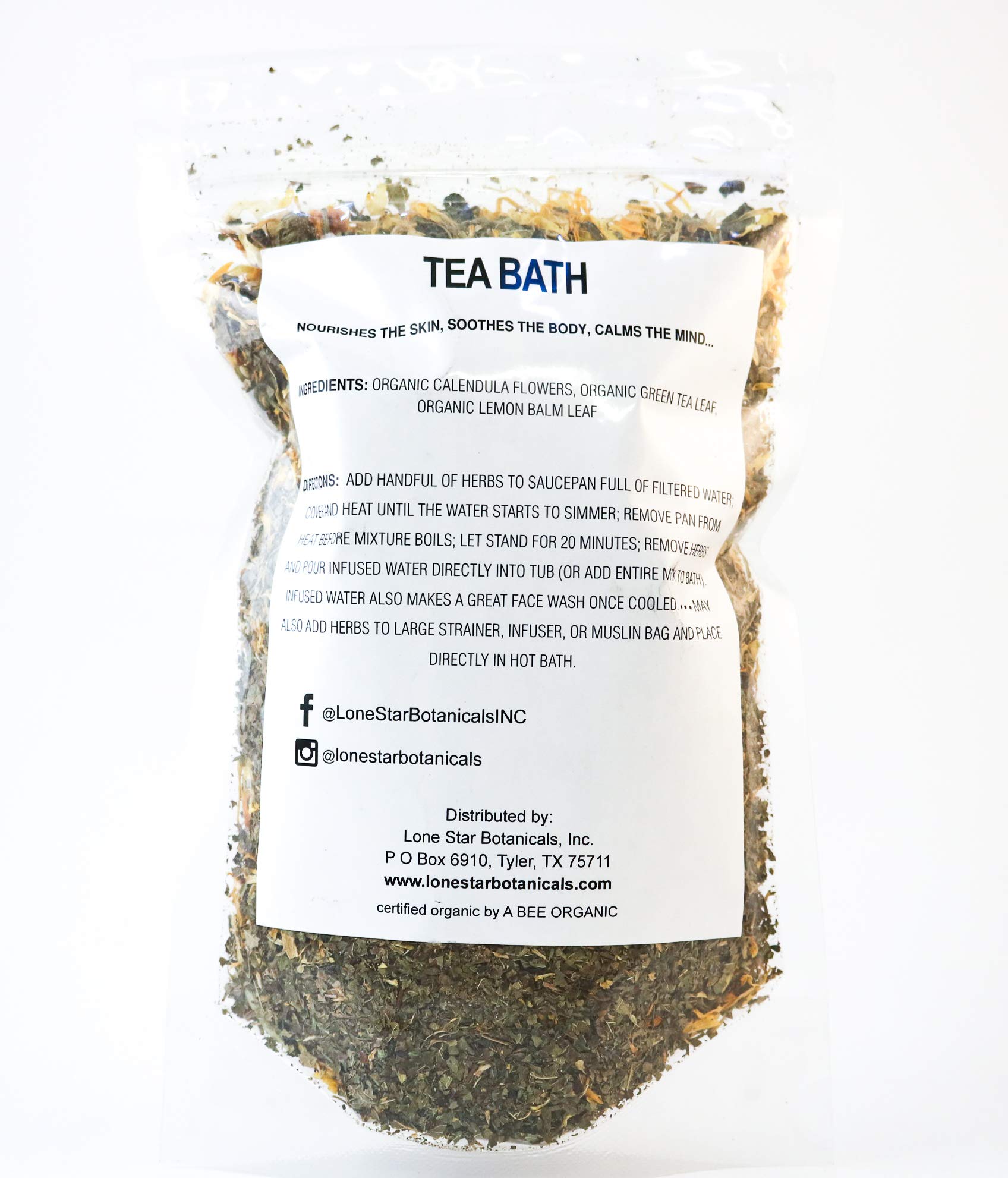 Tea Bath No. 2 - ¼ lb Herbal Tea Blend for Relaxation & Skin Care | Perfect for Spa Day, Stress Relief & Aromatherapy at Home