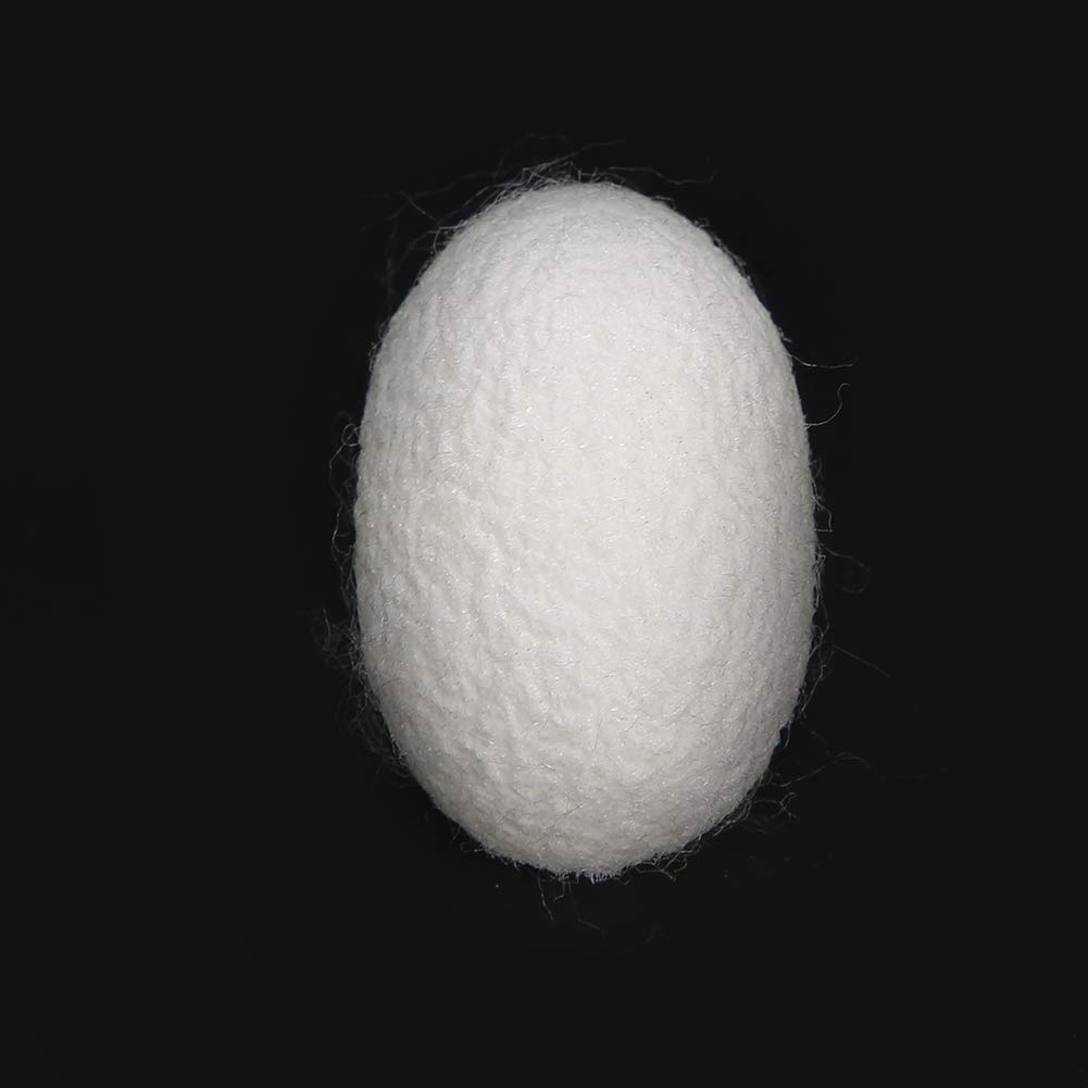 50pcs Natural Silk Cocoons for Face - Organic Silkworm Exfoliating Balls for Blackhead Removal, Acne Scar Treatment & Anti-Aging - Skin-Friendly Facial Cleanser for Gentle Exfoliation & Pore Cleansing - Perfect for Spa, Home Facial & Skincare Routine