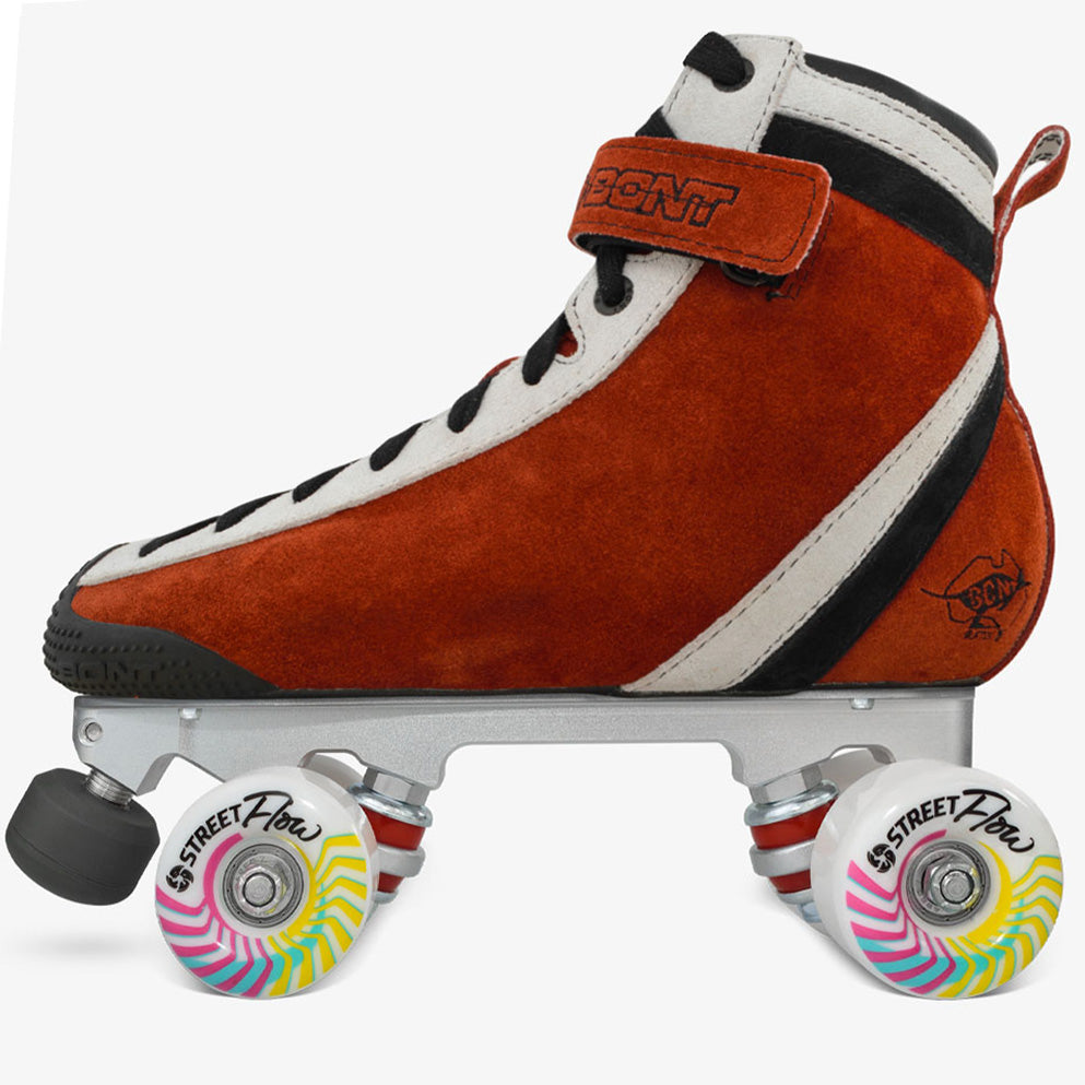 Bont ParkStar Tracer Quad Roller Skates - Complete Package for Park Skating, Derby & Outdoor Roller Skating | Perfect for Adults & Teens