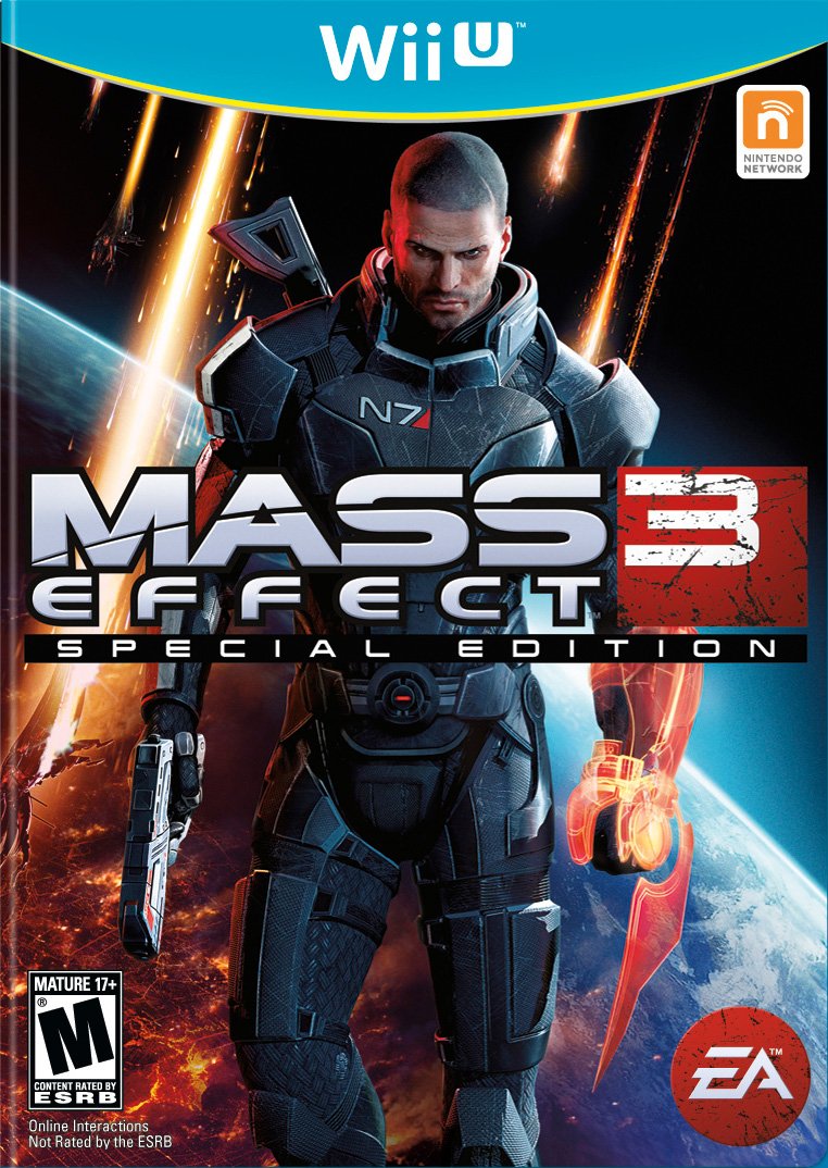 Mass Effect 3 for Nintendo Wii U - Action RPG Sci-Fi Video Game | Epic Space Adventure for Single Player Gaming Experience