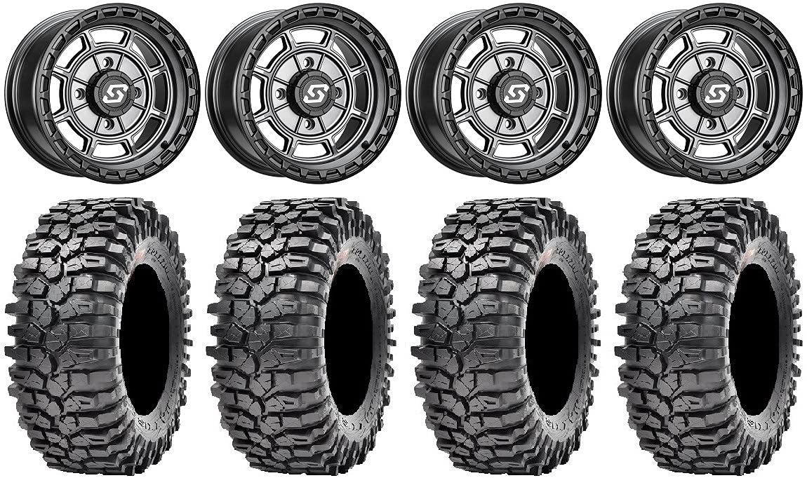 Sedona Rift 15x6 Grey Wheels with 32