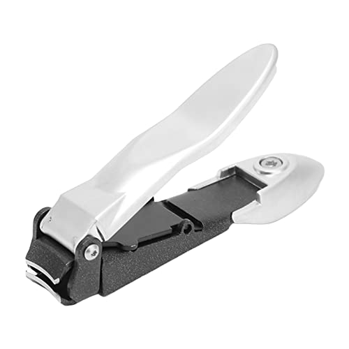 Premium Stainless Steel Nail Clippers - Anti-Rust, Corrosion Resistant, Splash-Proof Nail Trimmer with Built-in Nail Clippings Catcher - Perfect for Toenails & Fingernails - Ideal for Home, Travel, and Salon Use