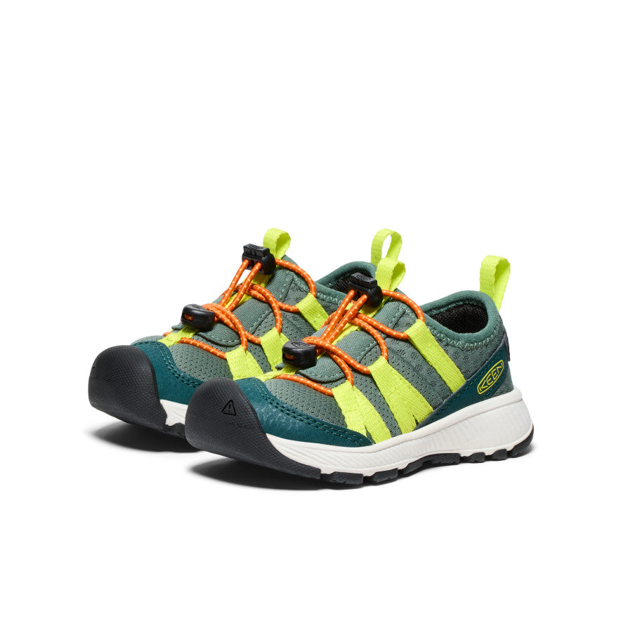 Toddlers' Motozoa Sneakers - Comfortable Kids' Shoes in Sea Moss/Scarlet Ibis Colors | Perfect for Playtime, Preschool & Outdoor Activities