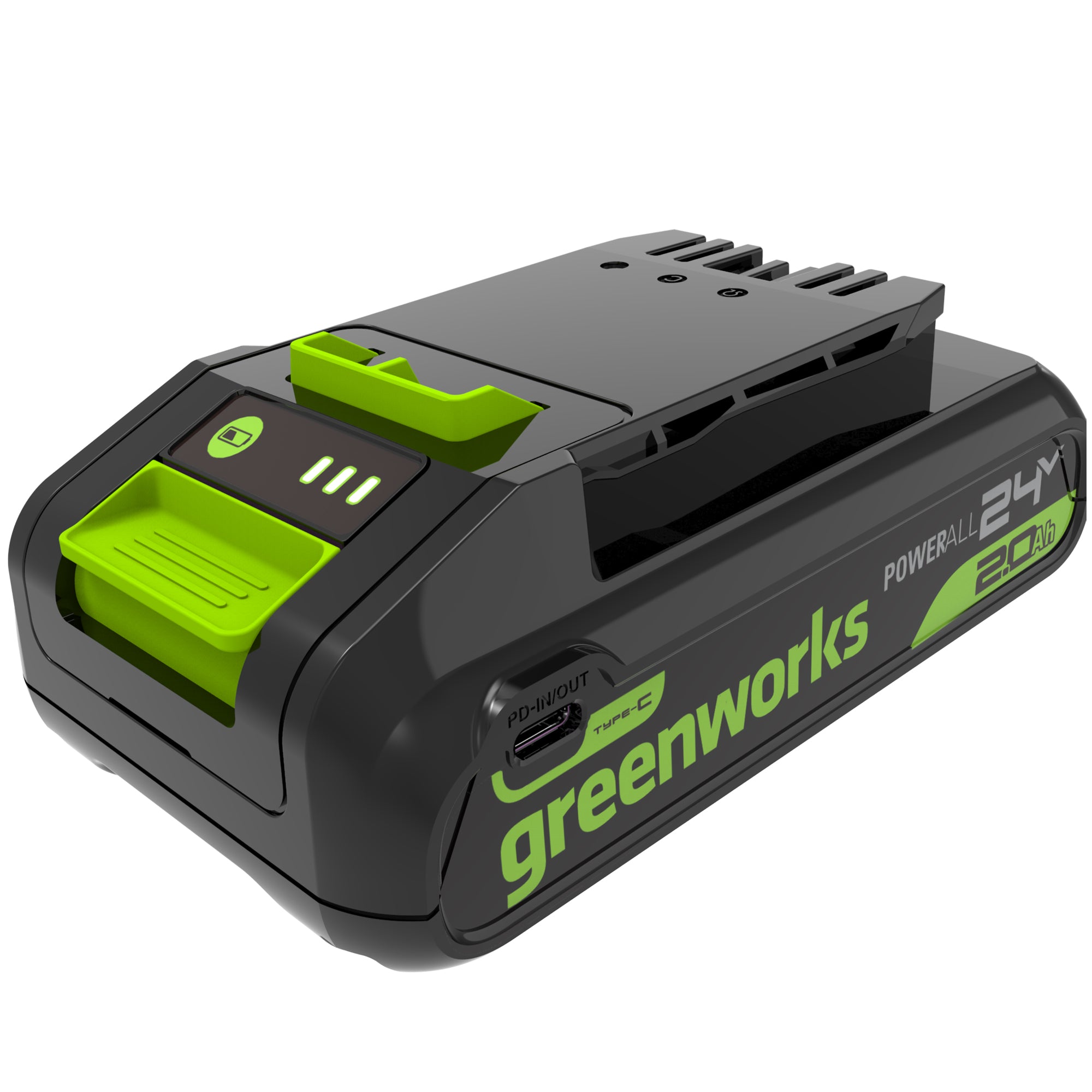 24V 2.0Ah Rechargeable Lithium Battery with USB-C Charging Port - Power Tools, Drones, Portable Devices & Outdoor Equipment