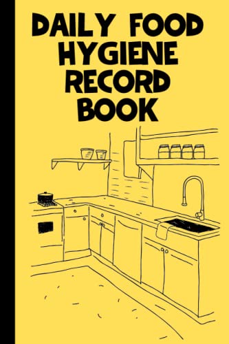 Daily Food Hygiene Record Book - Temperature & Waste Log for Restaurants, Cafes, Kitchens | Track Location, Equipment, Cleaning Checklists, Waste Reasons | Perfect for Health Inspections & Food Safety Compliance
