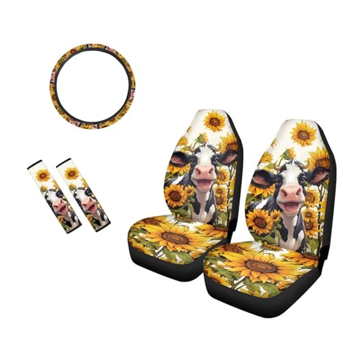 Cow Sunflower Print-3