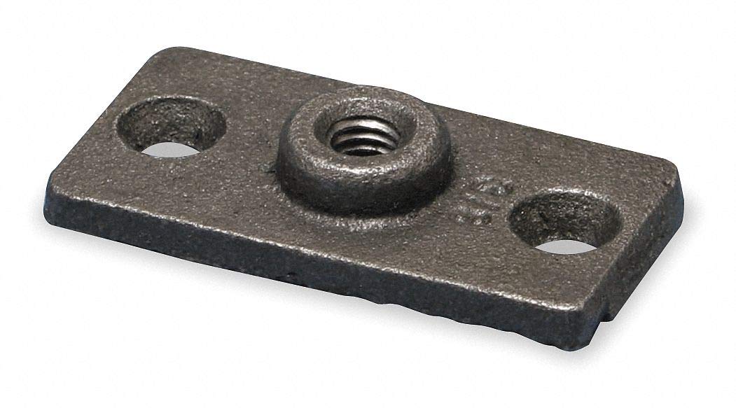 Iron Ceiling and Wall Mounted Rod Hanger Plate - Heavy Duty Closet Organizer for Hanging Clothes, Curtains, Towels & More