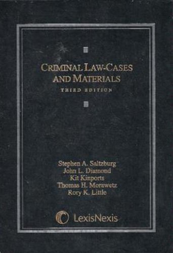 Criminal Law Cases and Materials - Legal Textbooks for Law Students, Attorneys, and Legal Professionals - Perfect for Law School Studies, Bar Exam Prep, and Legal Research