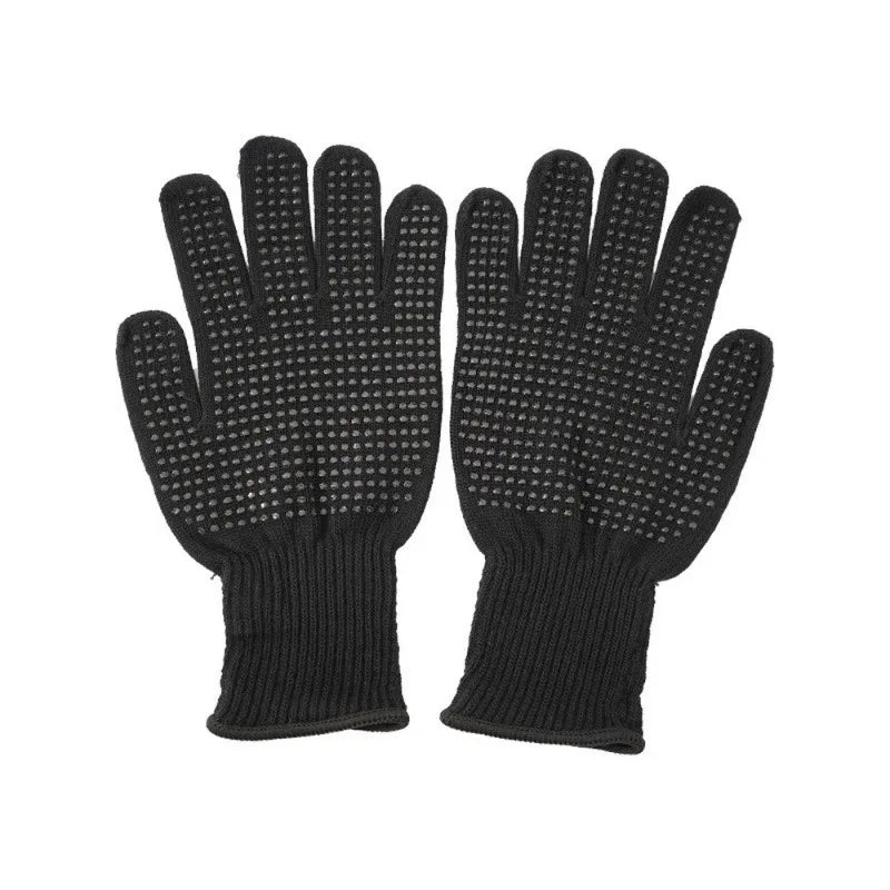 Heat-Resistant Double-Sided Finger Gloves for Hair Styling & Cooking - Perfect for Curling Irons, Flat Irons, and Hot Kitchen Utensils