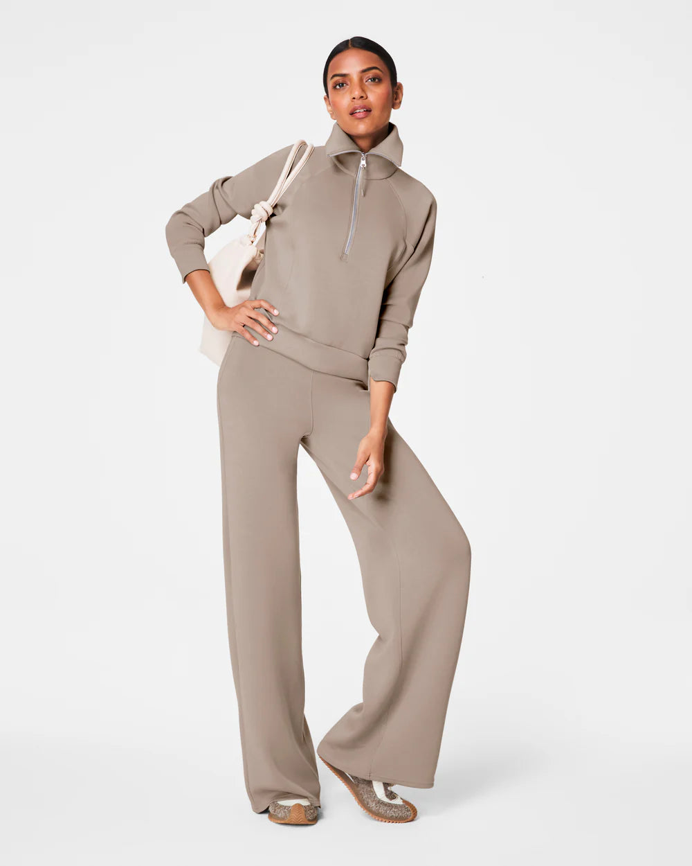 Air Essentials Wide Leg Pants for Women - Comfortable High Waisted Loose Fit Trousers for Casual & Office Wear | Perfect for Travel, Work & Everyday Outfits