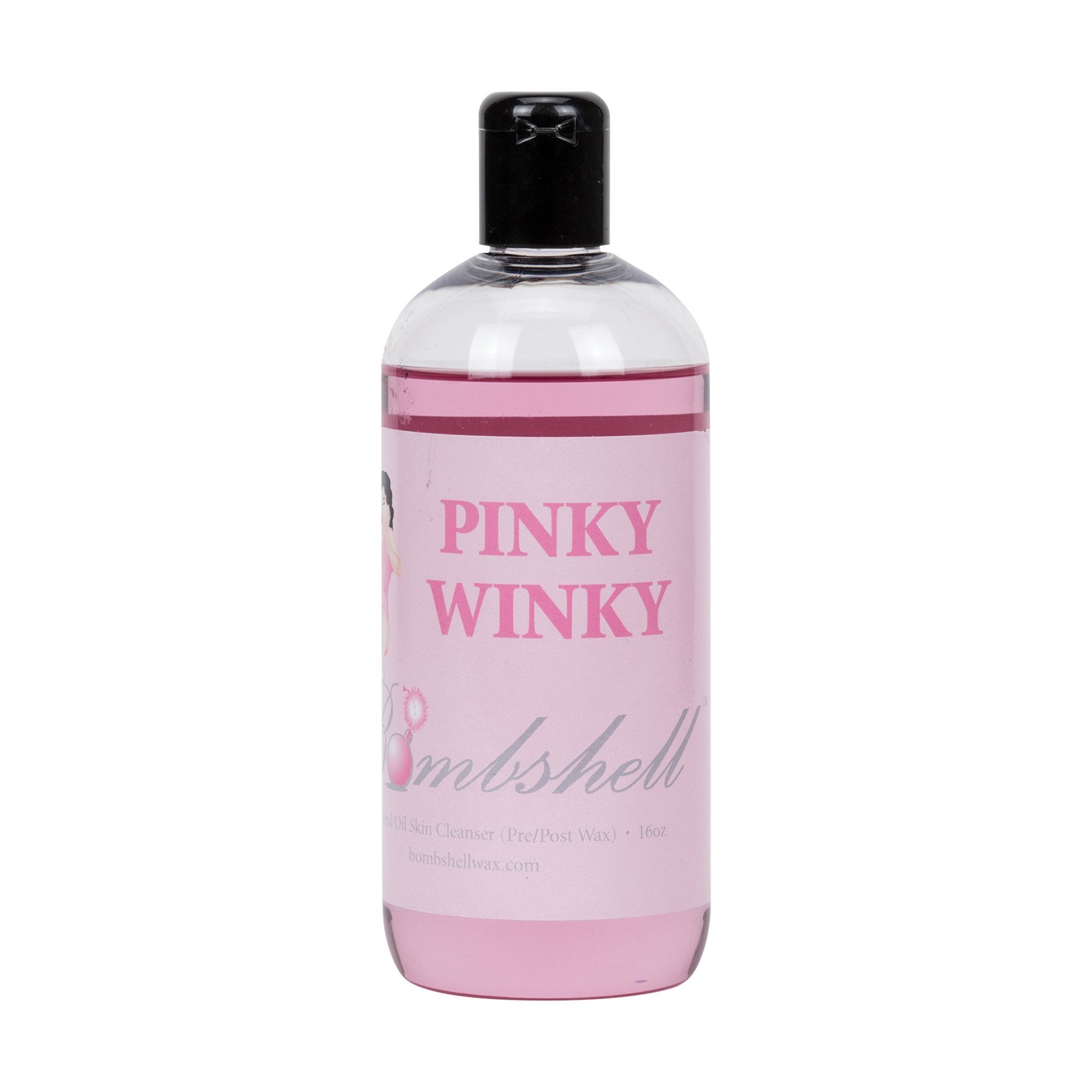 Bombshell Pinky Winky Pre & Post Wax Oil for Smooth Skin - 16 oz | Waxing Essential for Hair Removal, Bikini Line & Body Care