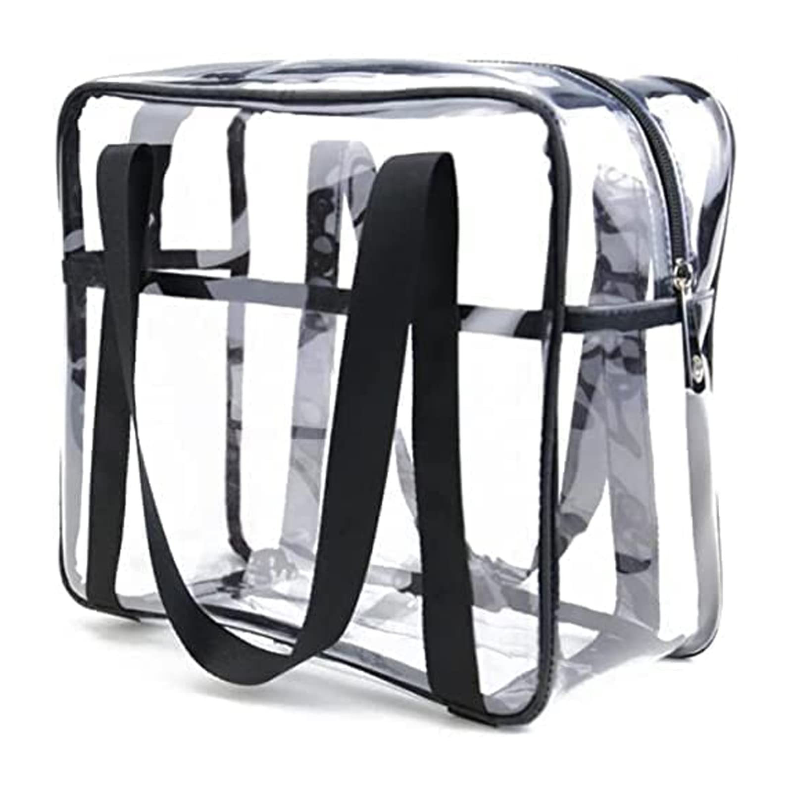 Louise Maelys Large Waterproof Clear Makeup Bag - Travel Toiletry Organizer for Cosmetics | Perfect for Airplane Carry-on, Gym Essentials & Bathroom Storage