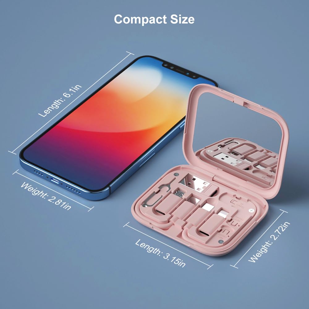 USB C to USB Adapter - 4-in-1 Multi-Port OTG Cable Kit (USB-C Male, Micro USB to USB-C, USB-A to USB-C) - Compatible with iPhone 15/16 Pro, Google Pixel, Samsung Galaxy - Perfect for Travel, Office & Device Charging