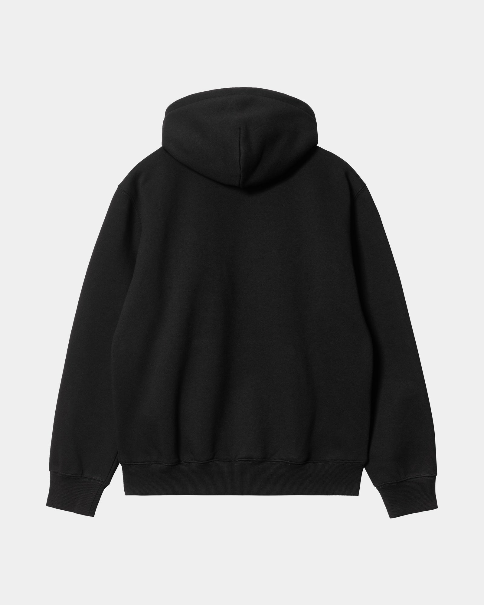 Carhartt Hooded Sweatshirt for Men & Women - Black & White | Heavyweight Cotton Pullover with Front Pocket | Perfect for Work, Outdoor & Casual Wear