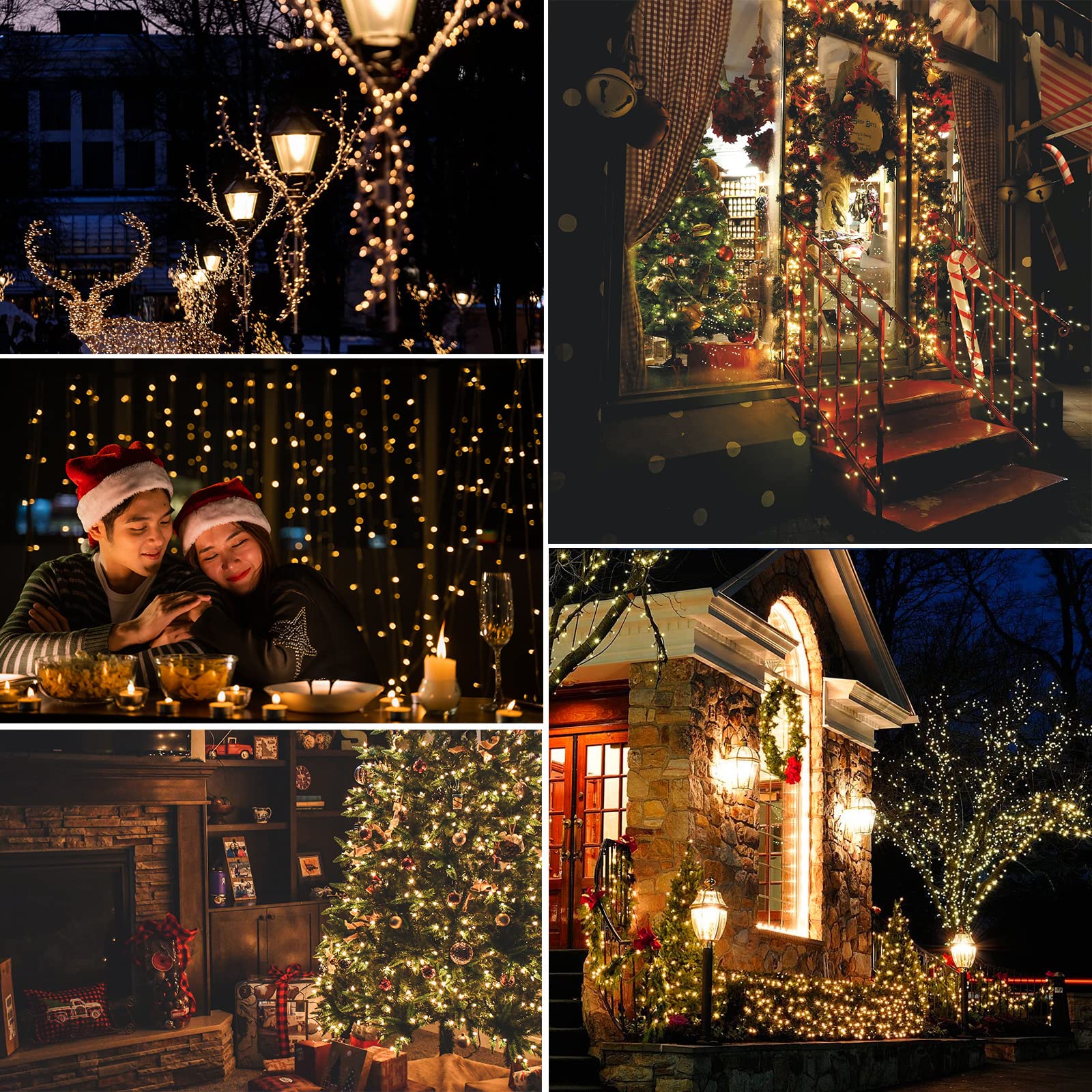 OMIKA 16.4ft LED Fairy Lights - 50 Waterproof String Lights with Remote for Bedroom, Garden & Party Decor