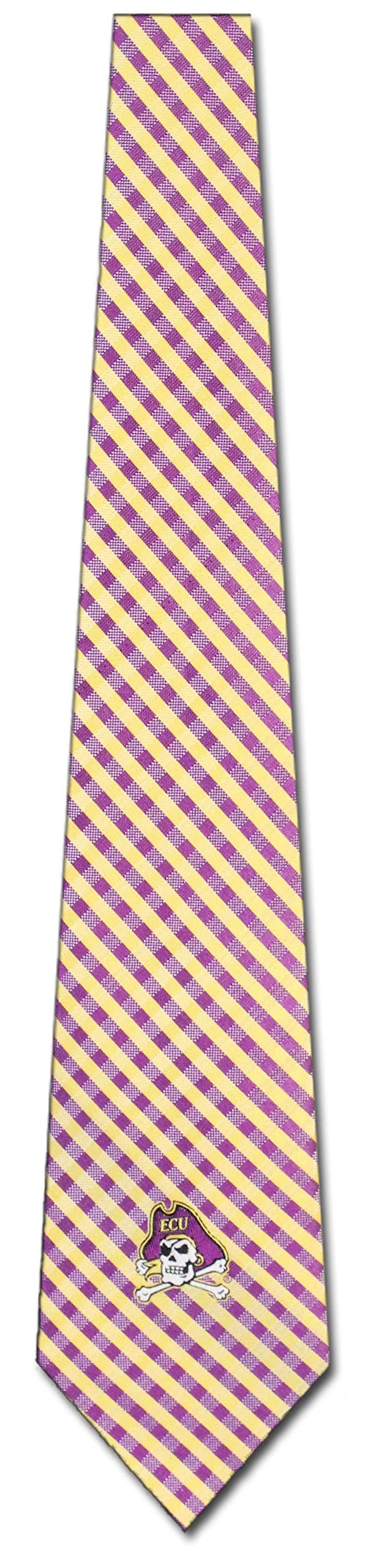 East Carolina Pirates Men's College Sports Necktie - Officially Licensed NCAA Tie for Game Day, Alumni Events & Business Casual Wear