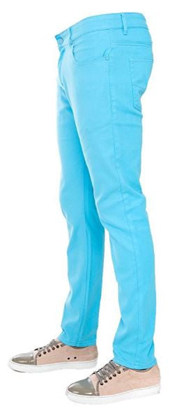 Stylish Turquoise Skinny Fit Jeans for Women - Trendy High Waist Stretch Denim Pants | Perfect for Casual Outfits, Date Nights & Office Wear