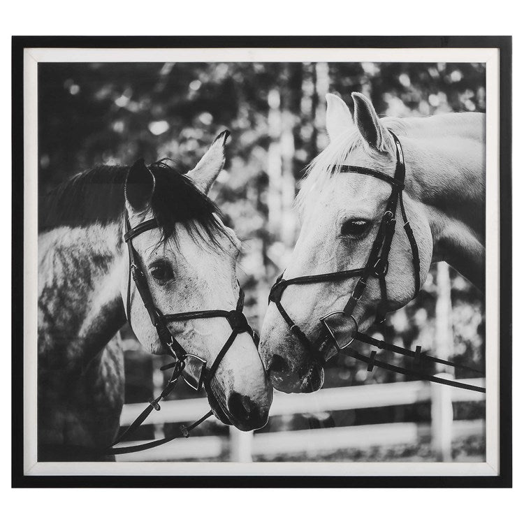 Black and White Horse Wall Art - Affordable Canvas Prints & Framed Decor for Living Room, Bedroom & Office | Modern Equestrian Home Decor