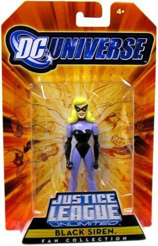 DC Universe Justice League Unlimited Black Siren Action Figure Collectible Toy - Perfect for Superhero Fans, Collectors, and Display in Home or Office