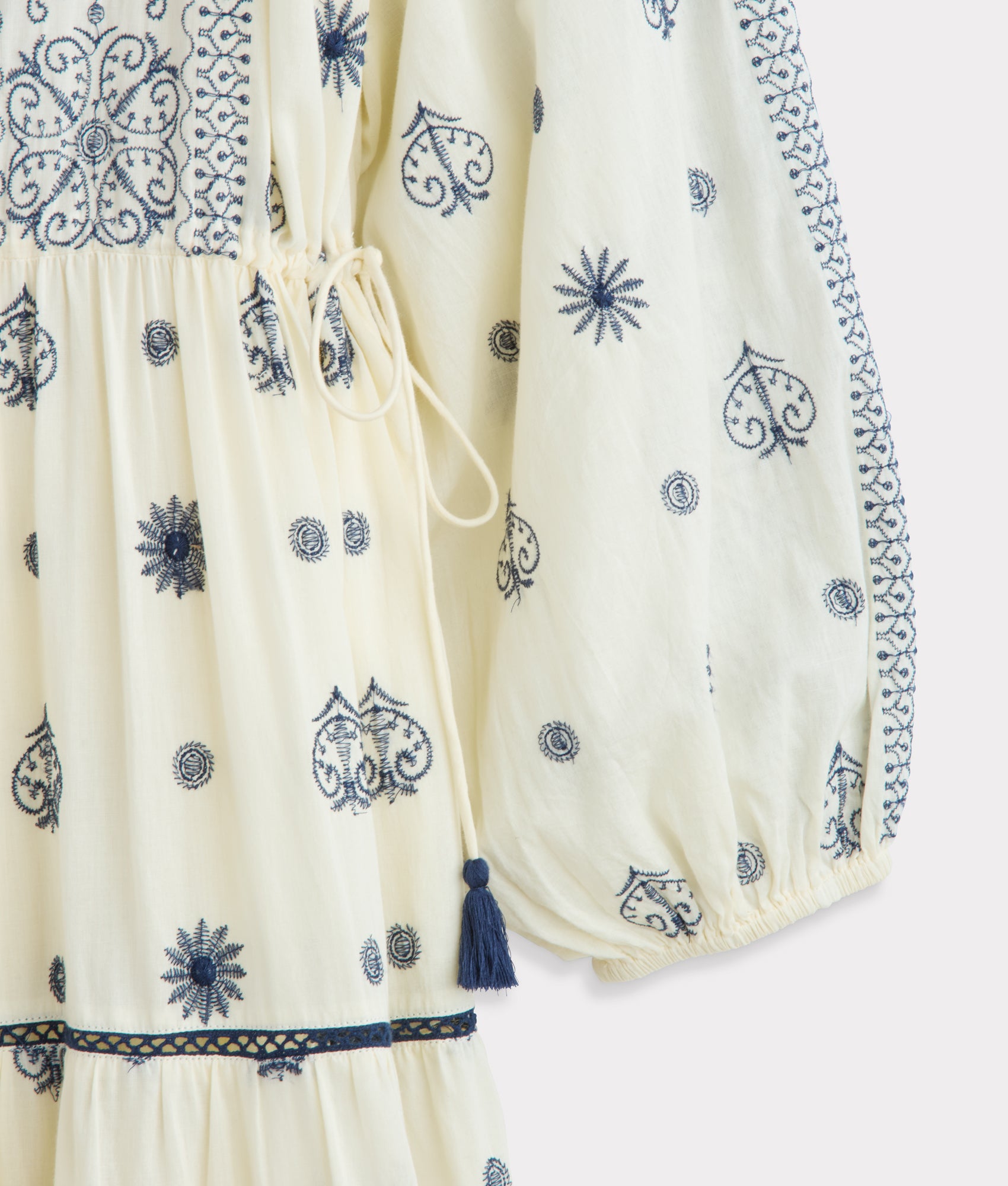 Charlotte Tiered Dress - Off White | Elegant Flowy Midi Dress for Women | Perfect for Weddings, Parties & Summer Outfits