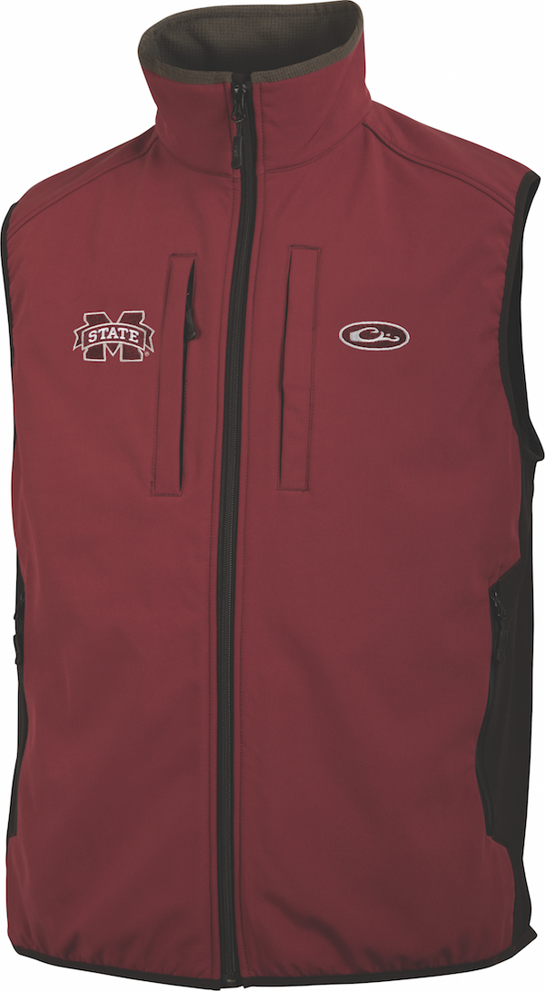 Mississippi State Bulldogs Windproof Tech Vest for Men & Women - Lightweight Insulated Jacket for Outdoor Sports, Hiking & Tailgating