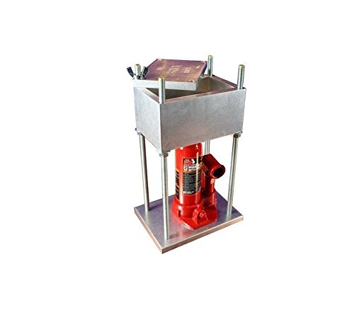 The Original Brick Press – 4-Ton (8,000 Lbs) High-Grade Aircraft Aluminum Hydraulic Press – Made in USA – Perfect for Metalworking, Jewelry Making & DIY Projects